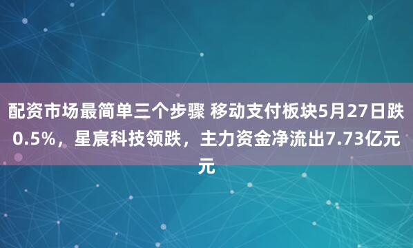配资市场最简单三个步骤 移动支付板块5月27日跌0.5%，星宸科技领跌，主力资金净流出7.73亿元